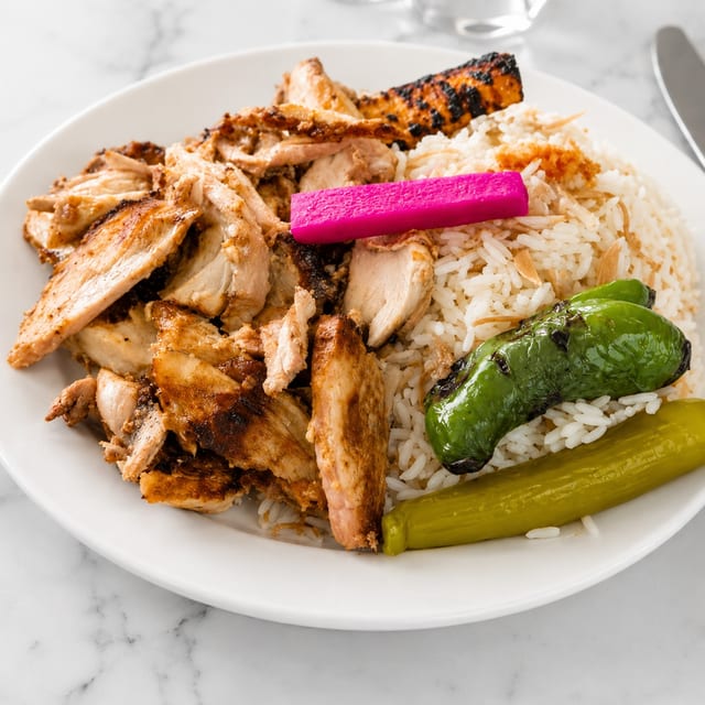 Chicken Shawarma Plate.