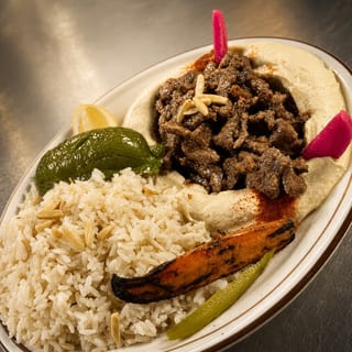 Hummus with Lamb^